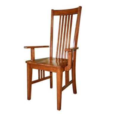 Mission Craftsman Dining Armchairs - Pair