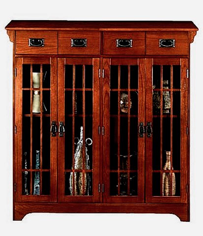 White Kitchen Buffet Cabinet