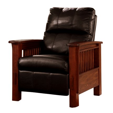 Leather Chairs on Mission Furniture Shaker Craftsman Furniture