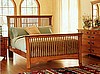 Solid Hardwood Mission Style Queen Bed