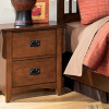 Birch Mission Craftsman 2 Drawer Nightstand