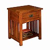 Quarter Sawn Oak Mission Craftsman End Table Nightstand