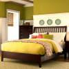 Mission Shaker Distressed Cherry Bed Queen