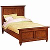 Rustic Oak Twin Bed