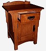 Quarter Sawn Solid Oak Mission Arts & Crafts Side Table