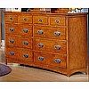 Mission Craftsman Maple 10 Drawer Dresser