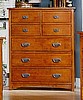 Mission Craftsman Maple 7 Drawer Dresser