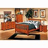 Oak Mission Craftsman Queen Size Bed