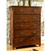 Mission Craftsman 5 Drawer Dresser Chest