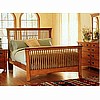 Solid Hardwood Mission Style Queen Bed