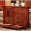 Quarter Sawn Oak Mission Craftsman Chifforobe Chest