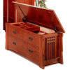 Quarter Sawn Oak Mission Craftsman Trunk
