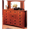 Quarter Sawn Oak Mission Craftsman Deluxe Dresser