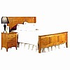 Shaker Mission Solid Wood Honey Queen Bed
