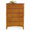 Shaker Mission 5 Drawer Dresser Chest