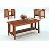 Mission Shaker Style 3pc Coffee Table Set