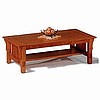 Oak Hardwood Mission Style Coffee Table
