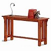 Oak Hardwood Mission Style Sofa Table