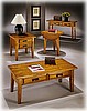 Solid Wood Rustic Shaker Pine Coffee Table