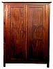 Large Mission Solid Wood Mahogany Entertainment Armoire