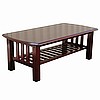 Mission Walnut Coffee Cocktail Table