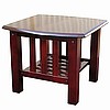 Mission Walnut Side End Table