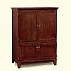 Shaker Coffee Maple Entertainment Armoire 35" TV