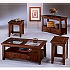 Craftsman Mission Dark Oak Narrow End Side Table