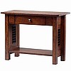 Dark Oak Solid Wood Mission Craftsman Console Table