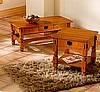 Rustic Craftsman Pine Side End Table