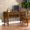 Brown Mahogany Mission Craftsman Computer Desk