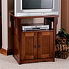 Mission Craftsman Dark Oak TV/VCR Entertainment Center