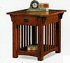 Red Oak Mission Craftsman Side Table