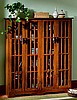 Craftsman Mission Oak Media Cabinet 924 CDs