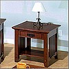 Oak & Walnut Mission Craftsman End Table