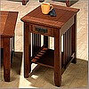 Oak & Walnut Mission Craftsman Side Table