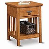 Mission Craftsman Oak Printer Stand Side Table