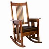 Craftsman Mission Pine Rocker Rocking Chair