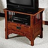 Craftsman Mission Oak TV/VCR Stand - 32" TVs