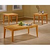 Shaker Mission 3pc Maple Coffee & End Table Set