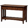 Shaker Mission Dark Sofa Console Table