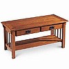 Oak Mission Craftsman Coffee Table