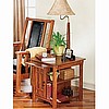 Mission Craftsman Oak End Table with Lamp