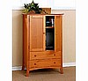 Shaker Mission Entertainment Center Armoire 36" TVs