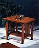 Oak Mission Craftsman Side End Table
