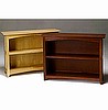 Shaker Solid Wood 2 Shelf Bookcase - 2 Finishes Available