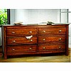 Craftsman Cottage Brown 6 Drawer Dresser