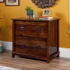 Mission Craftsman Cherry Lateral File Filing Cabinet