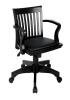 Mission Black Desk Chair