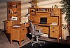 Mission Shaker Maple Corner Desk w/Hutch